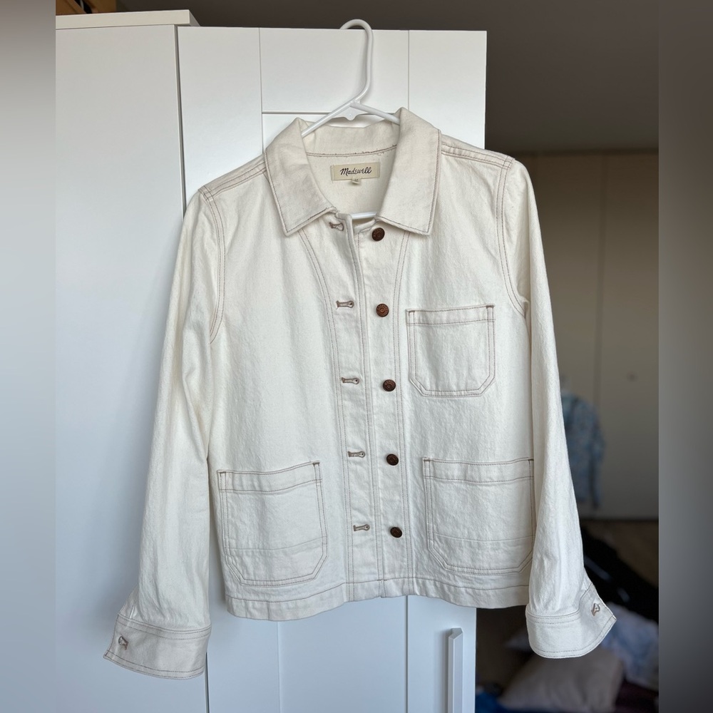 Madewell Cream Chore Coat 🧥
